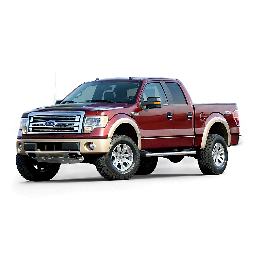 Ford F150 Magma Red Png 06212024