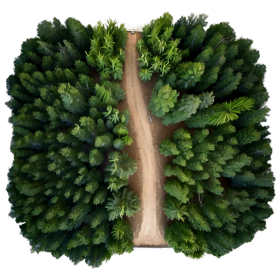 Forest Bird's Eye View Png Cvb39