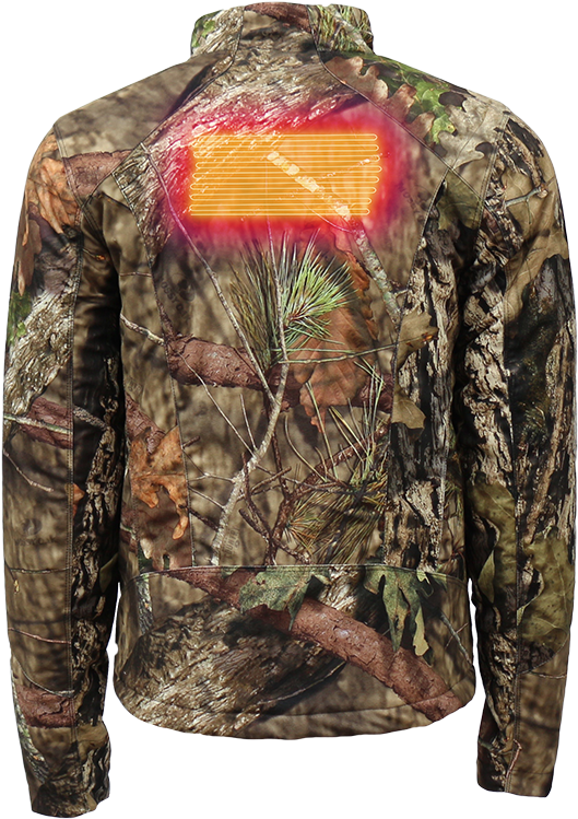 Forest Camouflage Jacket Back View