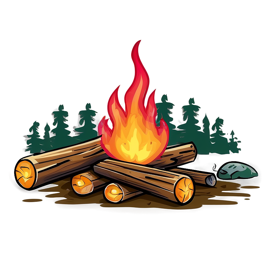 Forest Campfire Clipart Png 06262024