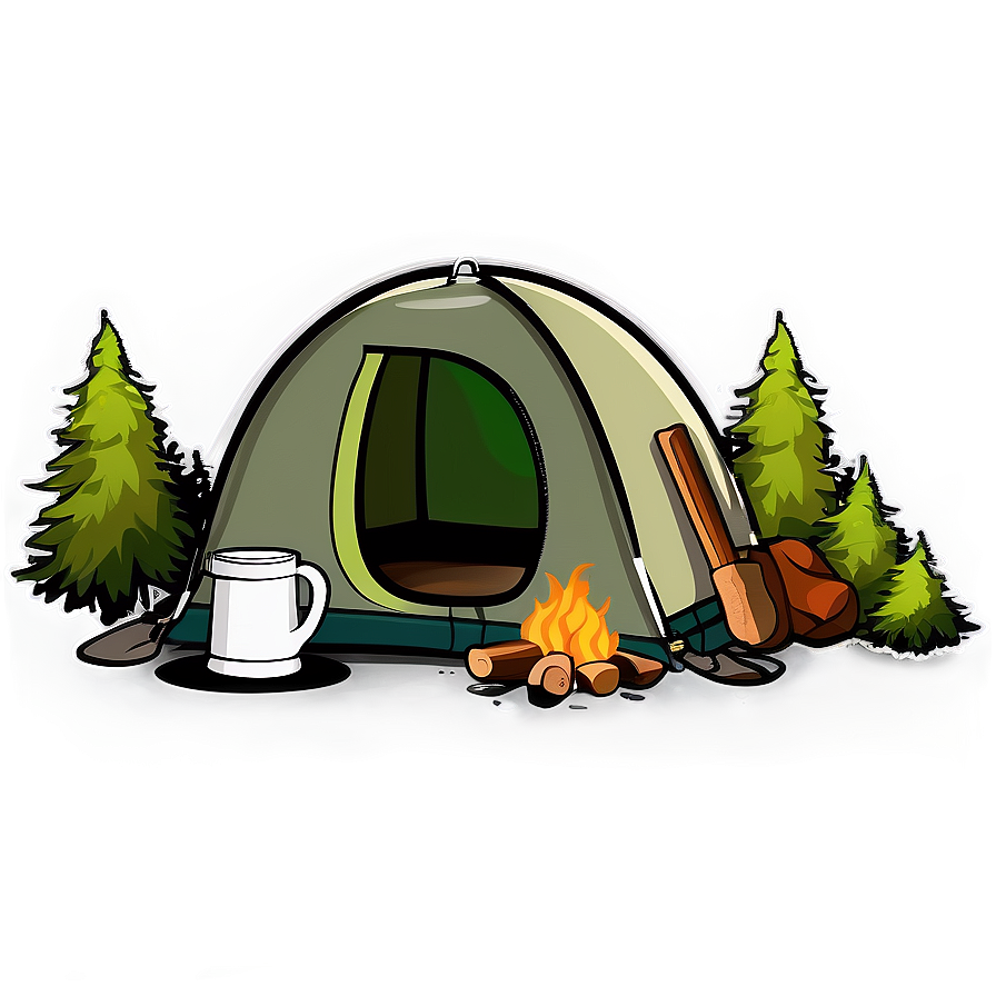 Forest Camping Gear Clipart Png Nlu96