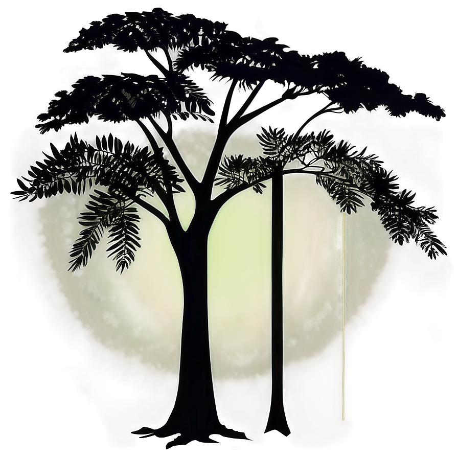 Forest Canopy Silhouette Png 74