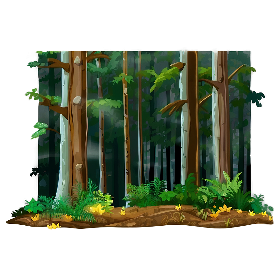 Forest Clearing Clipart Png 06262024