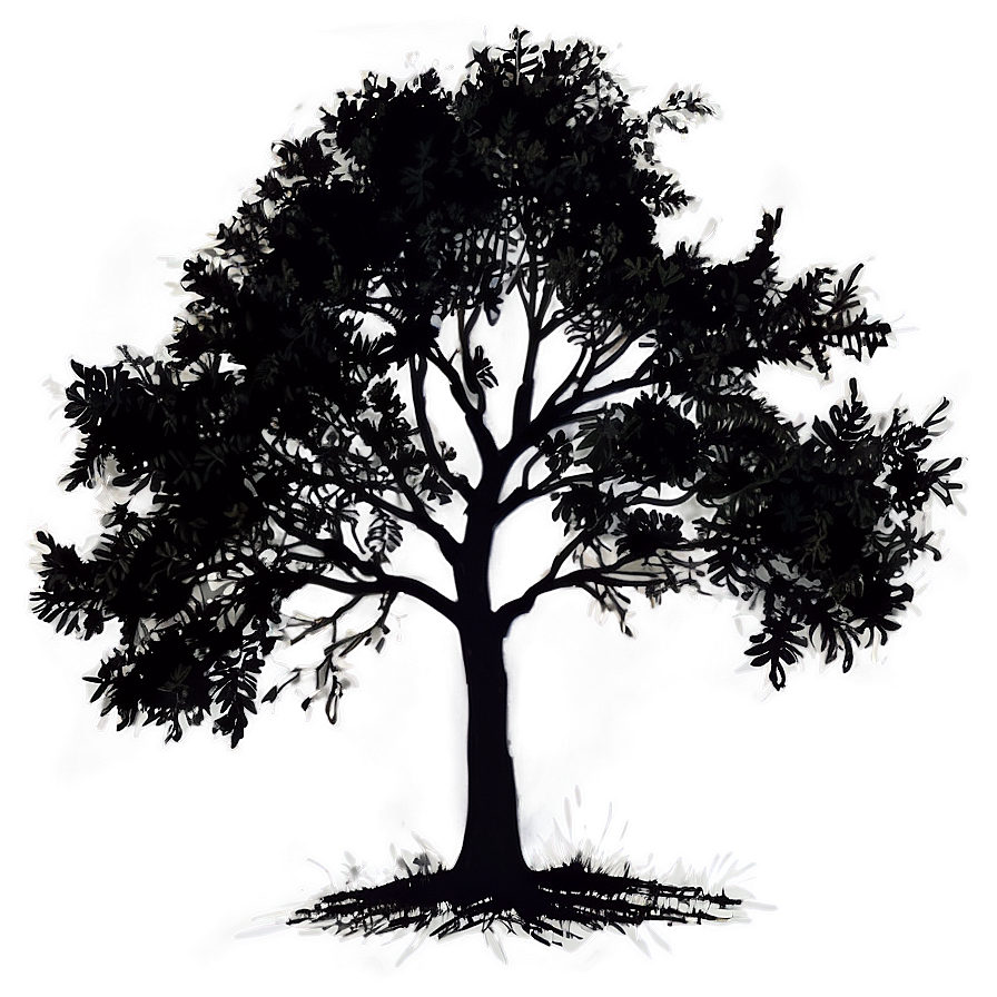 Forest Edge Tree Silhouette Png Hxt