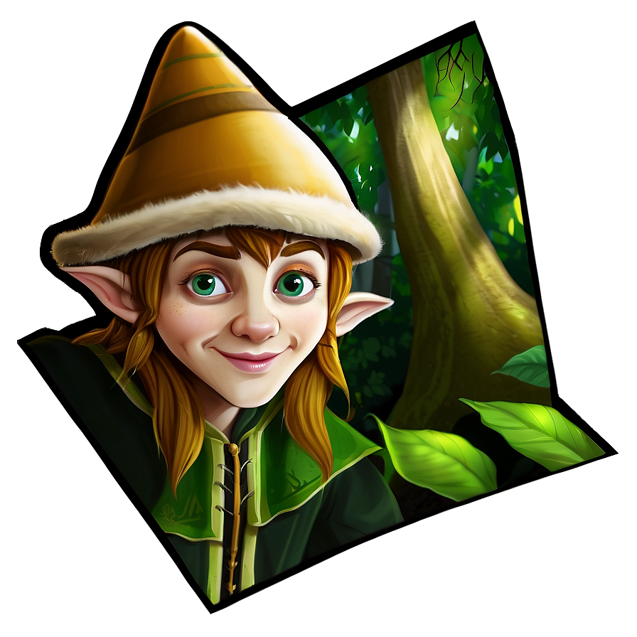 Forest Elf Illustration Png Whh