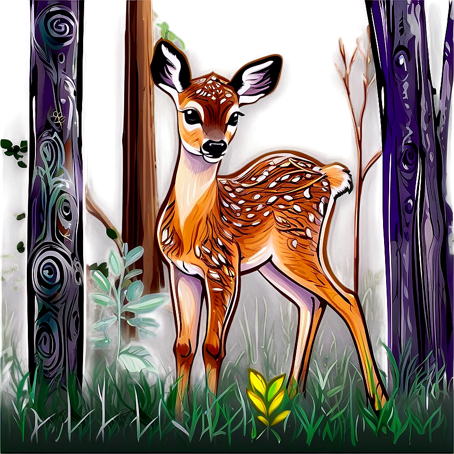 Forest Fawn Graphic Png 32