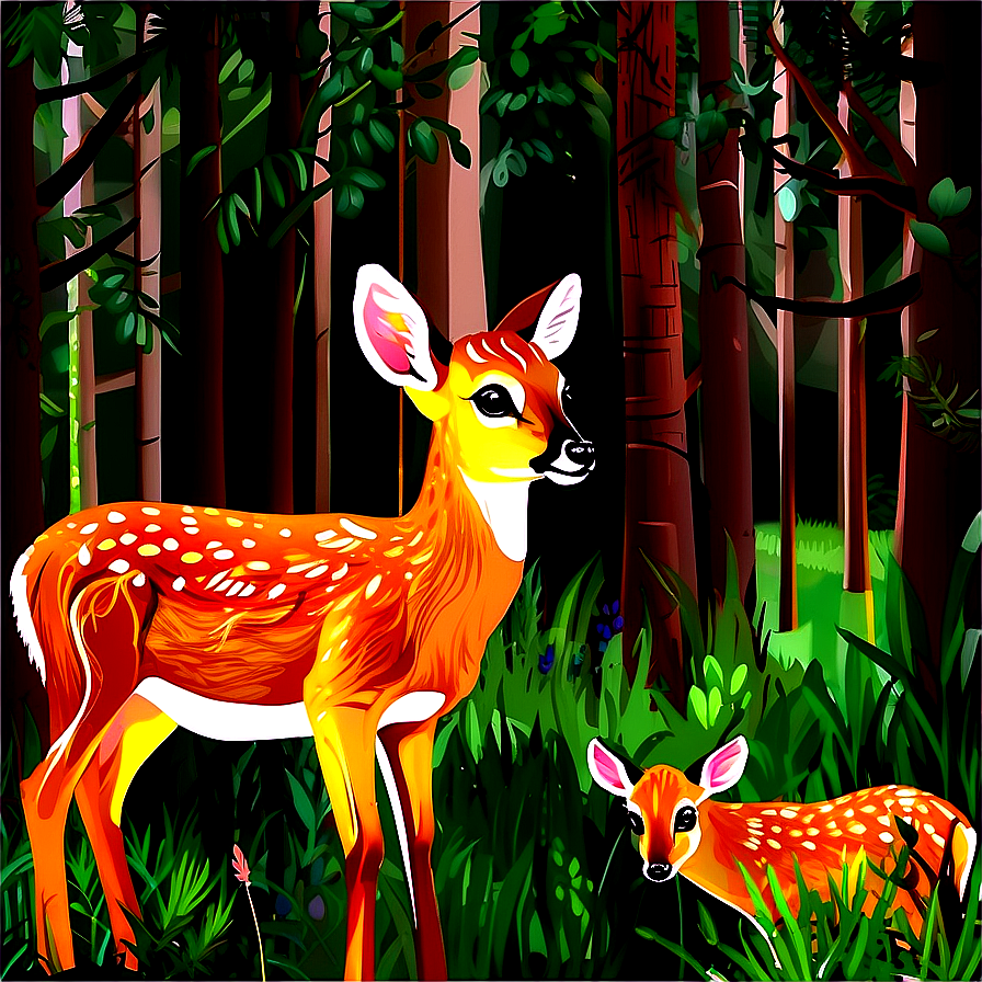 Forest Fawn Graphic Png Kuk66