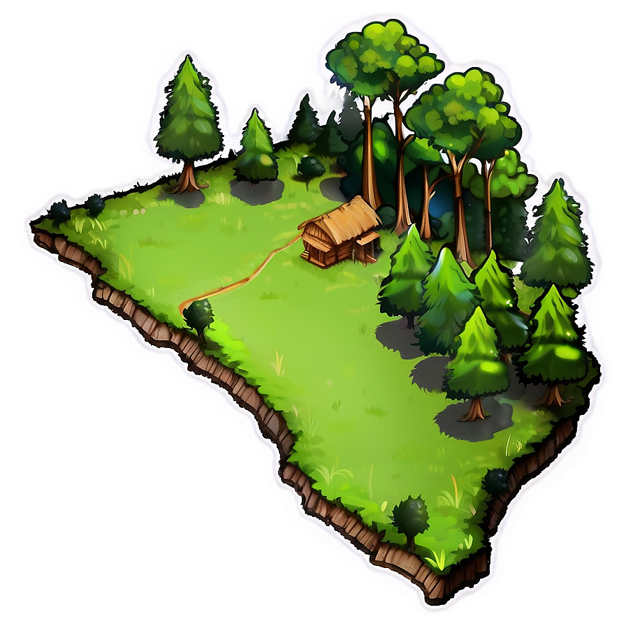 Forest Map Clipart Png 81