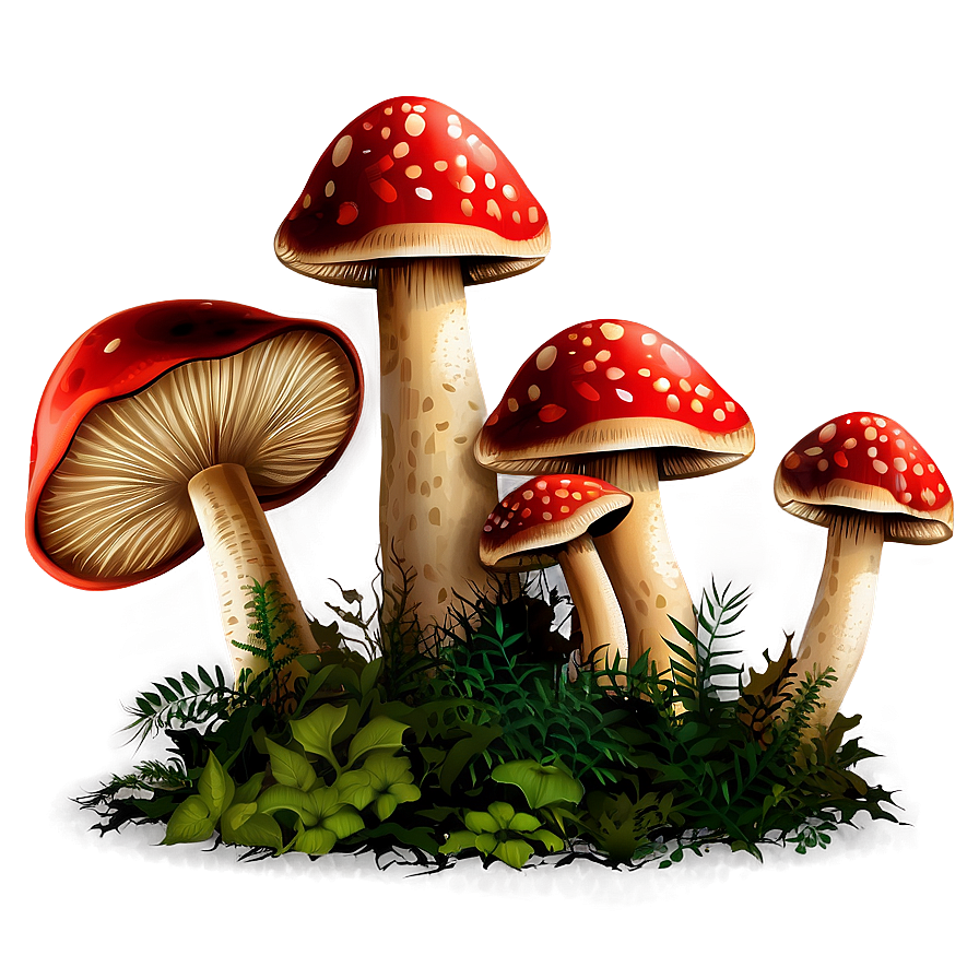 Forest Mushroom Clipart Png Ndv47