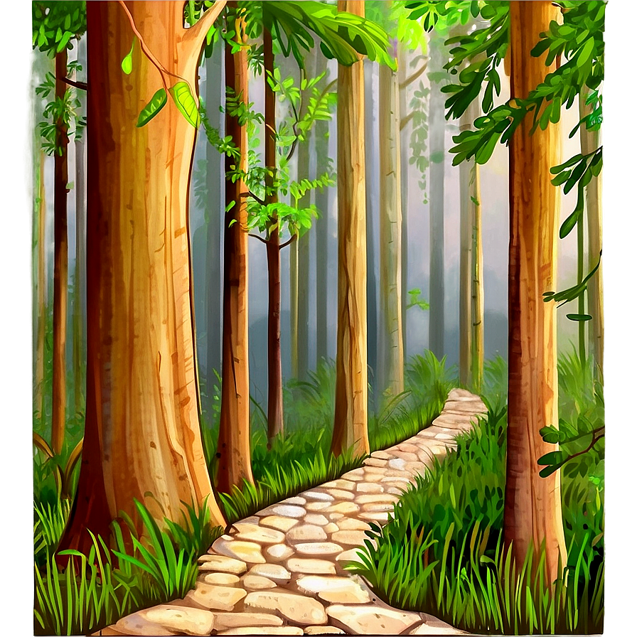 Forest Pathway Journey Png 15