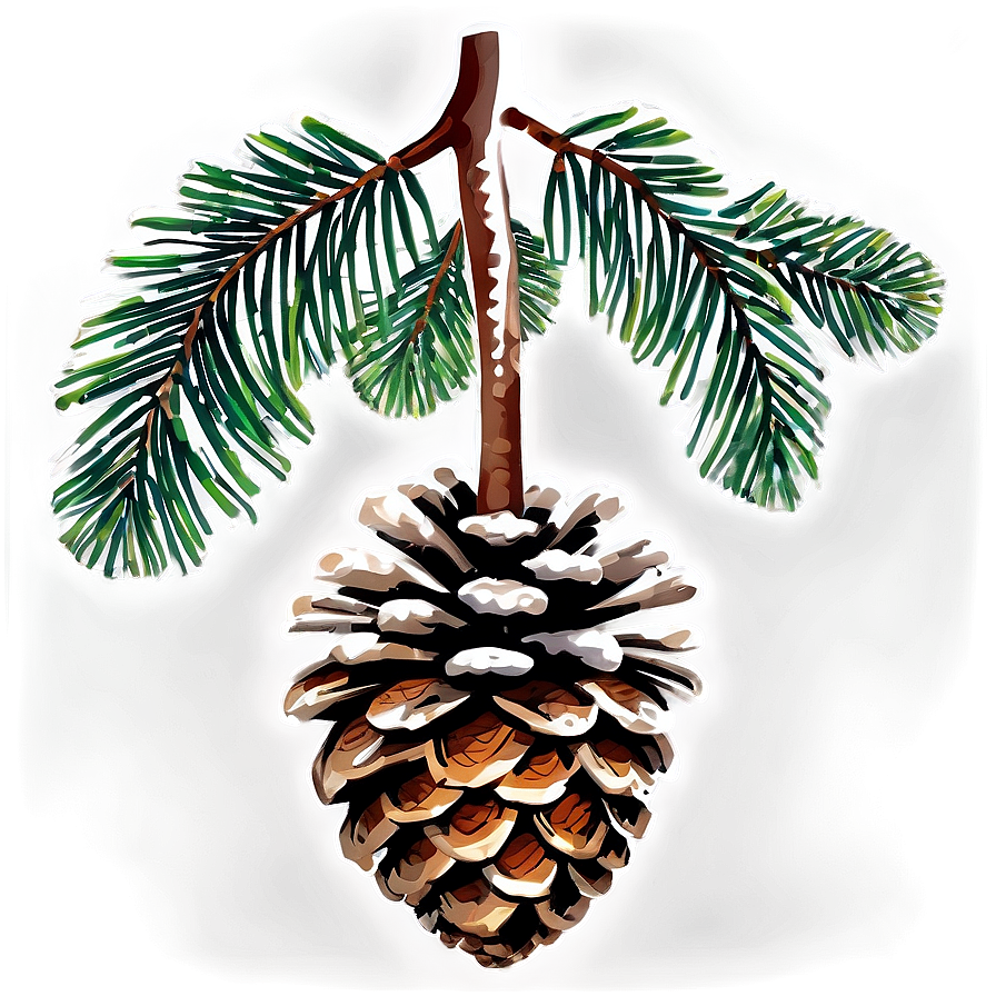 Forest Pine Cone Png 06202024