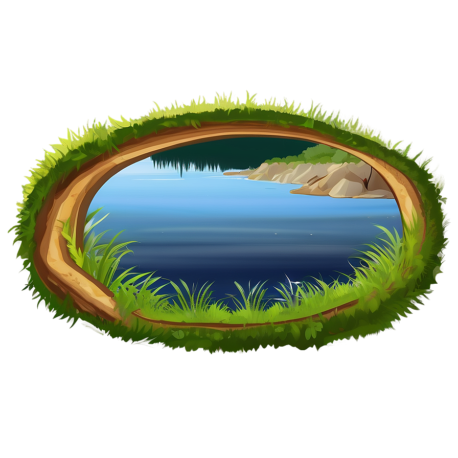 Forest Riverbank Clipart Png Lkm21