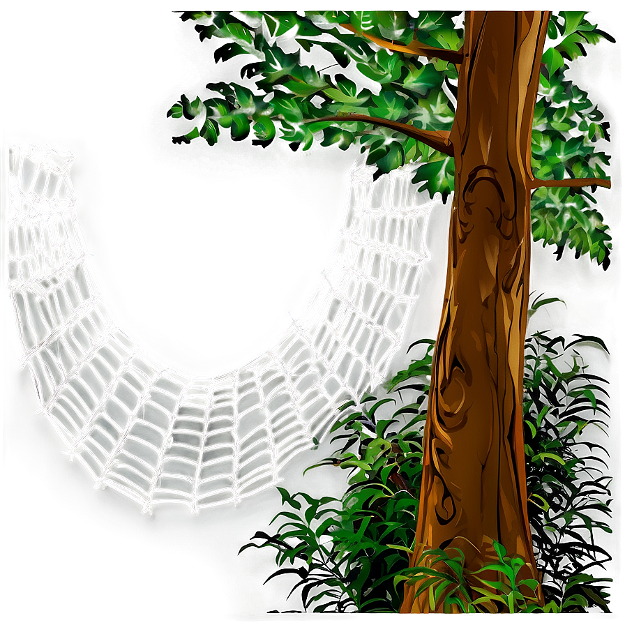 Forest Spider Web Tree