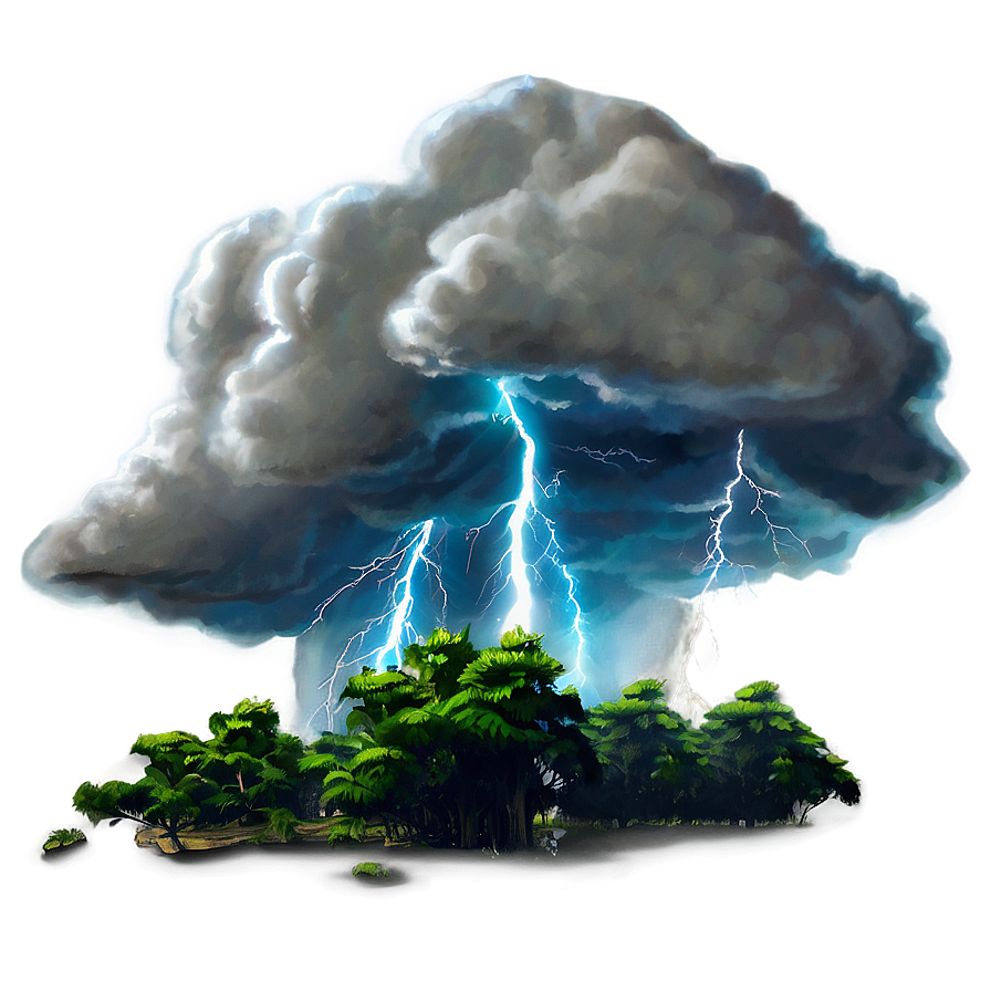 Forest Thunderstorm Png Tkf