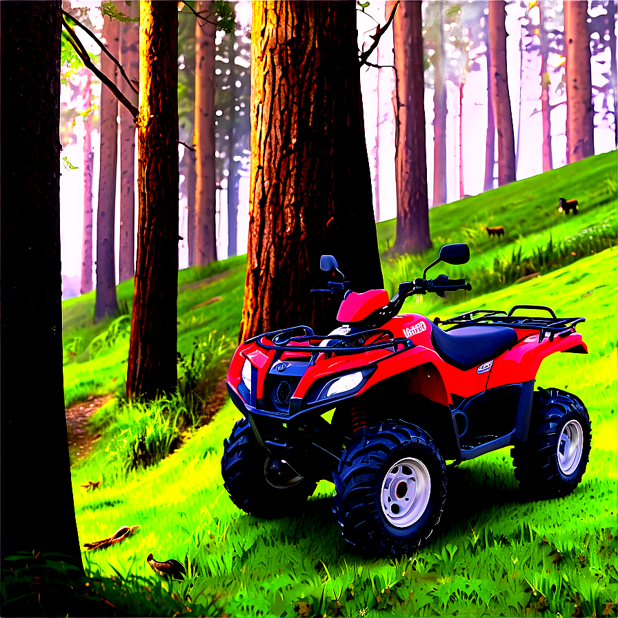 Forest Trail Atv Png Vgt35