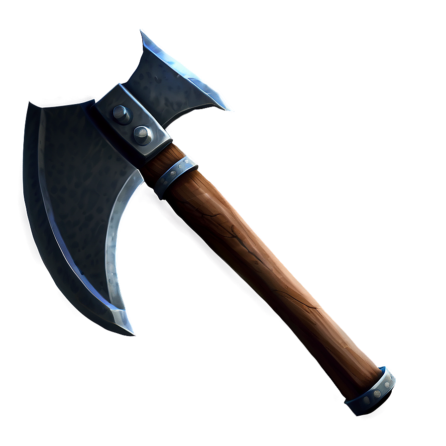 Forged Battle Axe Png 73