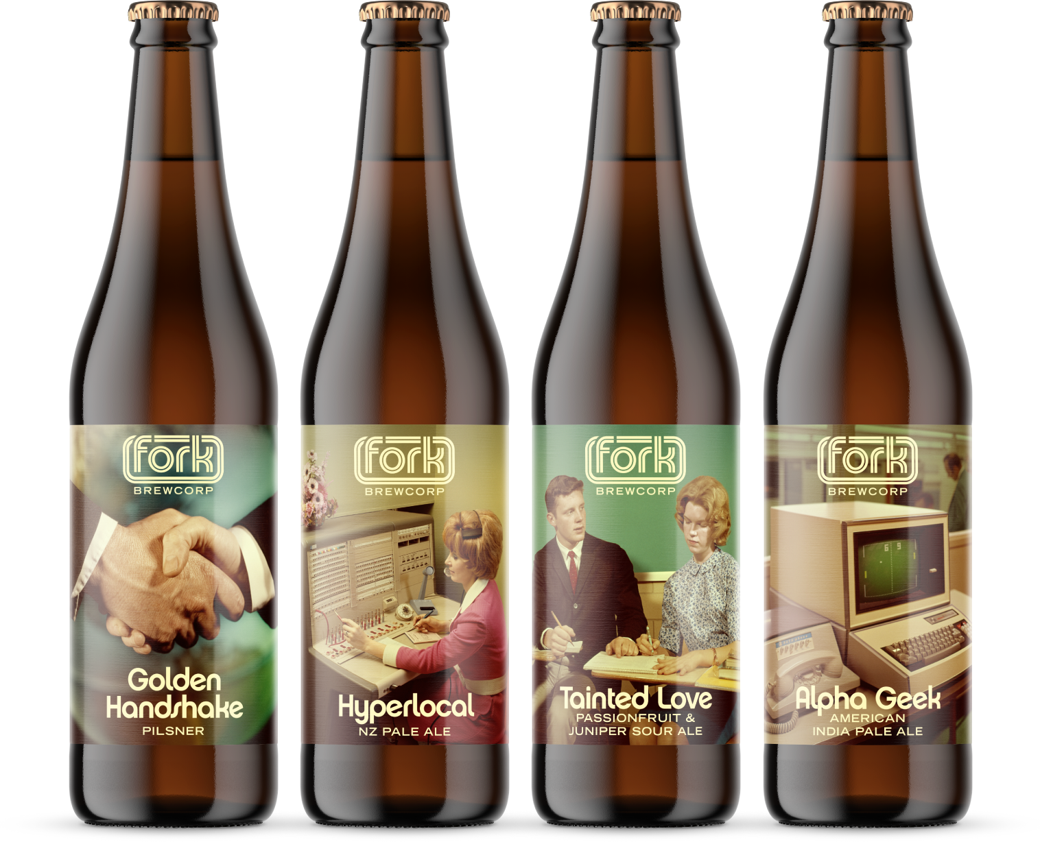 Fork Brewcorp Craft Beer Bottles