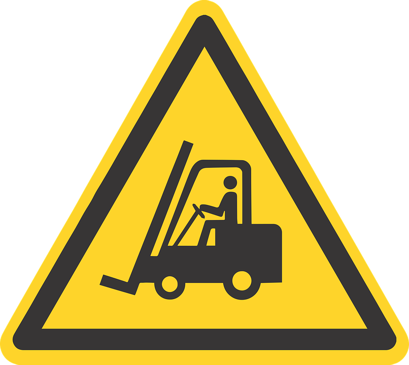 Forklift Warning Sign