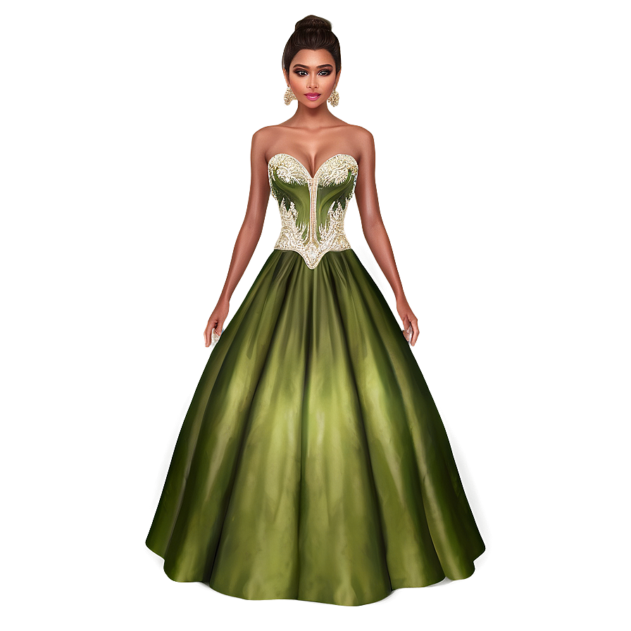 Formal Ball Gown Dress Png Mea96