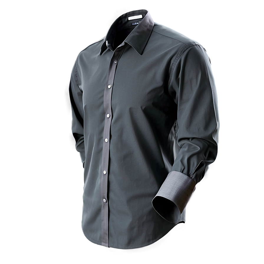 Formal Black Shirt Png Ufr27