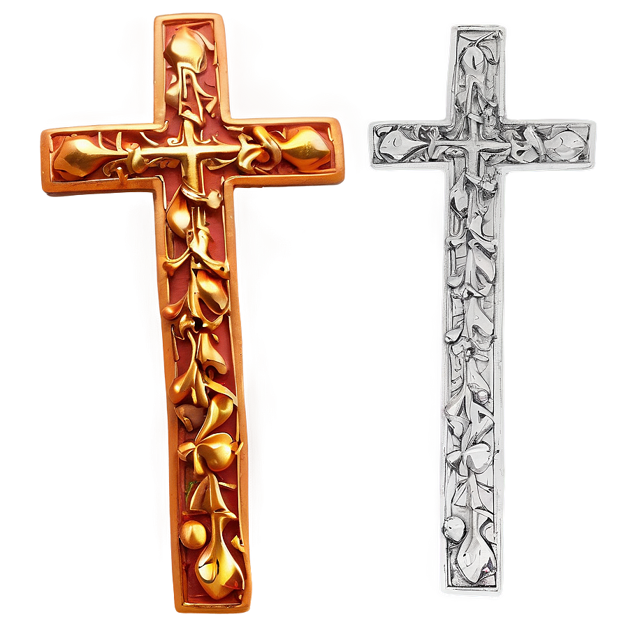 Formed Cross Outline Png 04302024