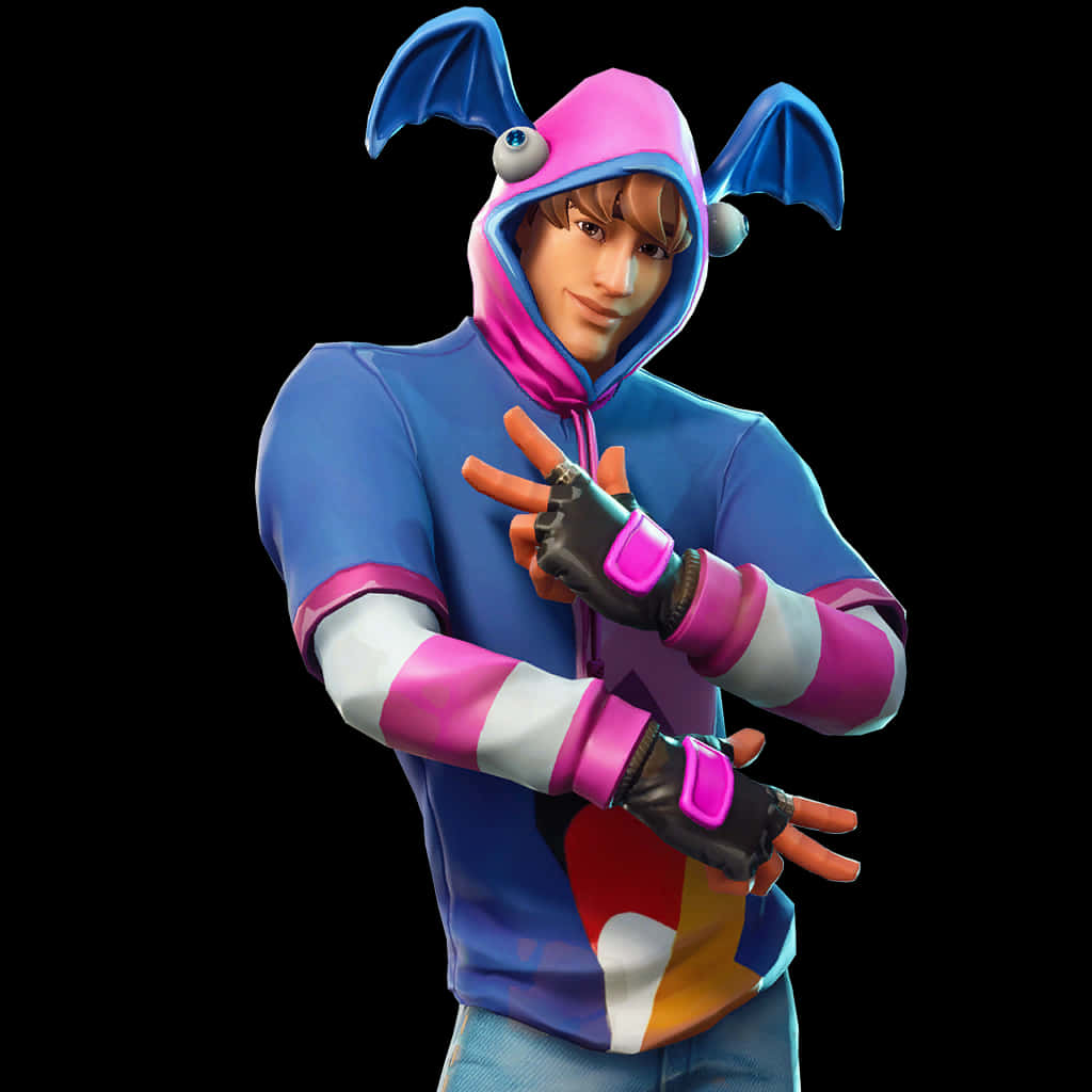 Fortnite Bunny Hoodie Character Pose