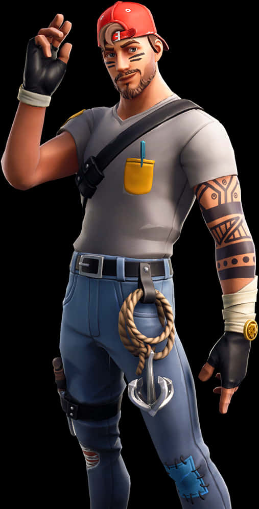 Fortnite Default Skin Character Pose