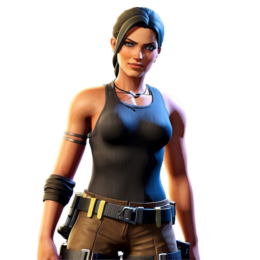 Fortnite Lara Croft Survivalist Png 06282024