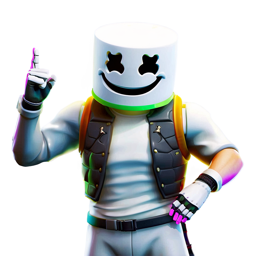 Fortnite Marshmello Gameplay Png 06252024