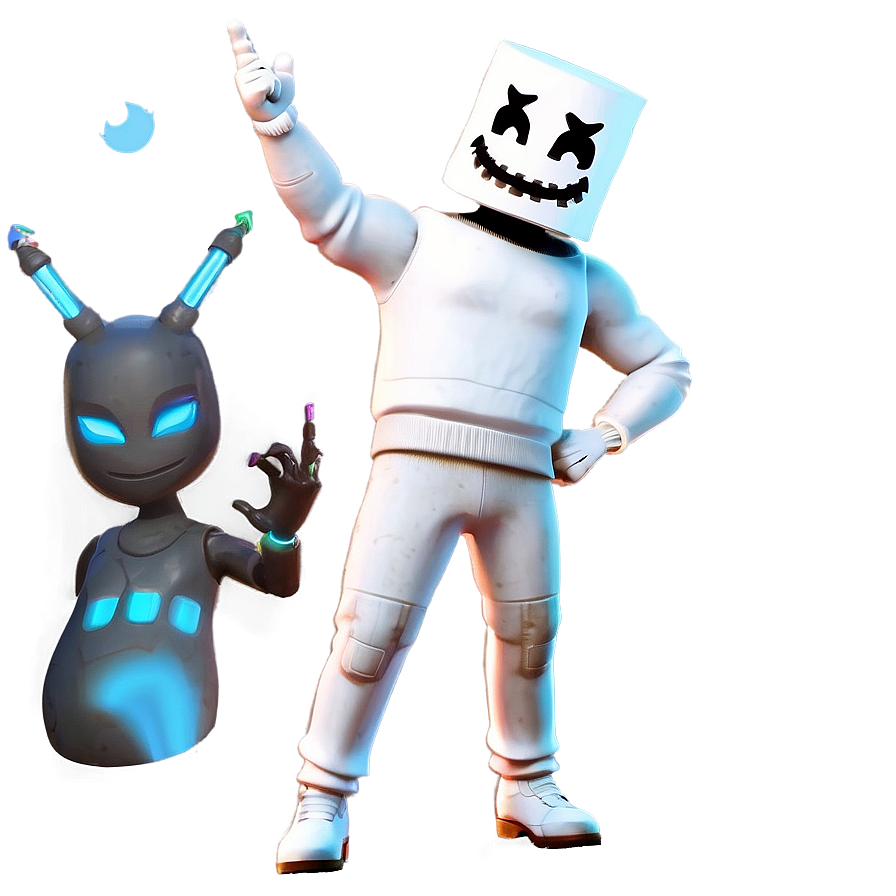 Fortnite Marshmello Victory Pose Png 06252024