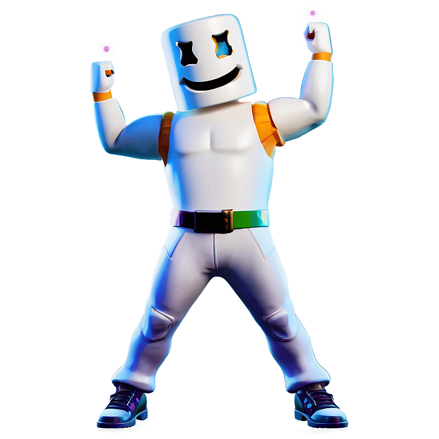 Fortnite Marshmello Victory Pose Png 86