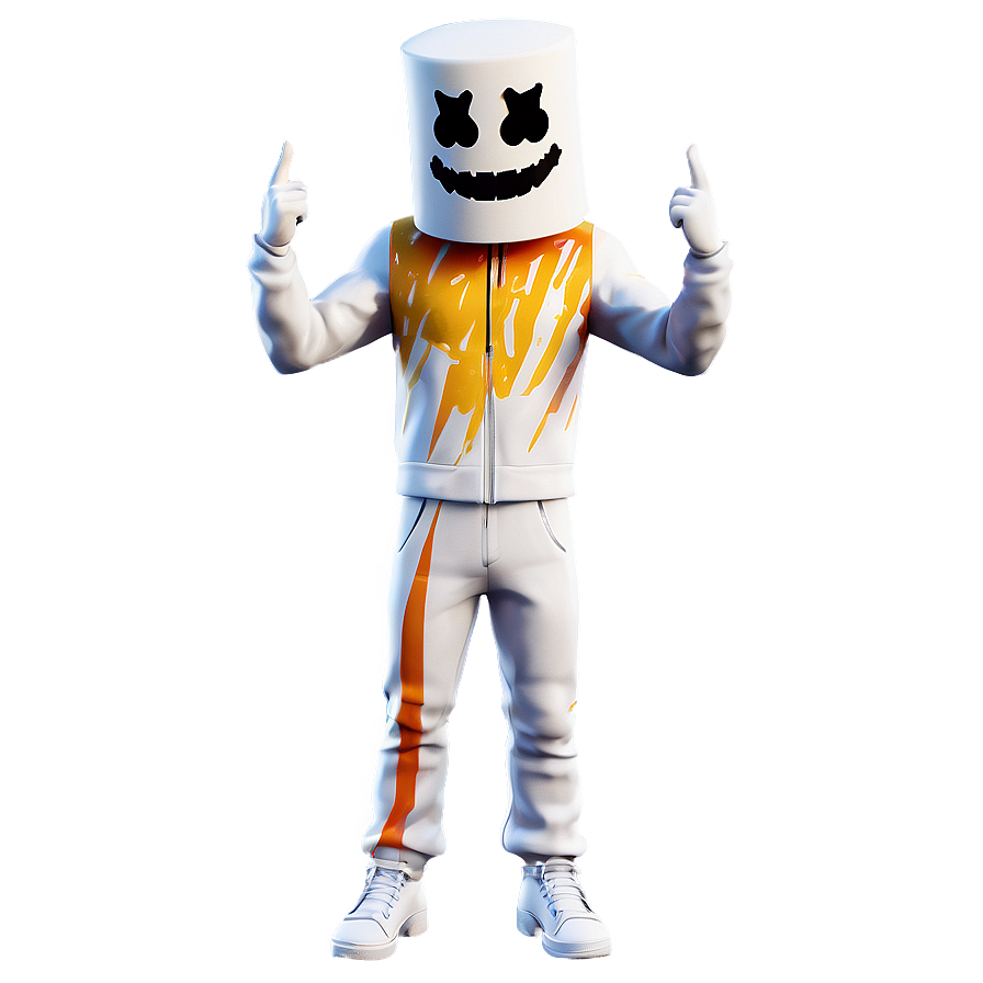 Fortnite Marshmello Victory Pose Png Dgm57