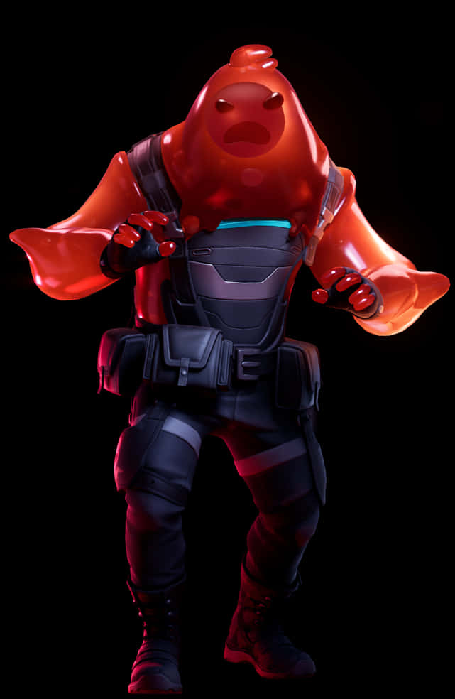 Fortnite_ Red_ Jelly_ Skin_ Character