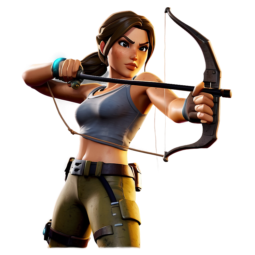 Fortnite X Tomb Raider Lara Croft Png Rpm