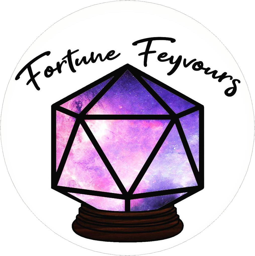 Fortune Favours D20 Crystal Ball Design