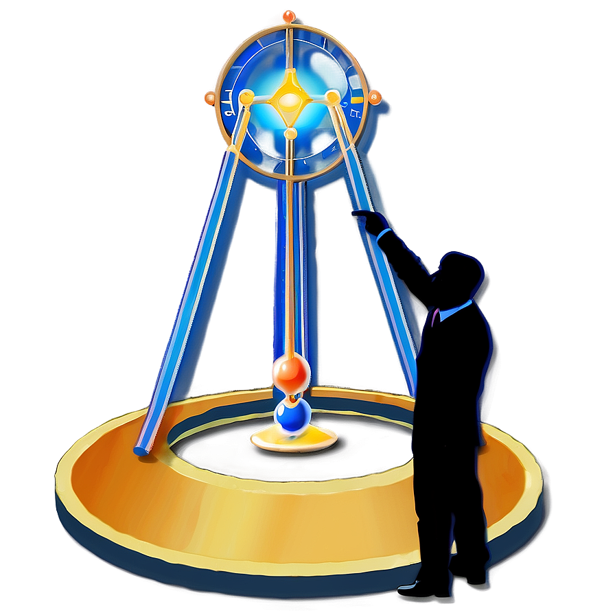 Foucault's Pendulum Illustration Png Emt62