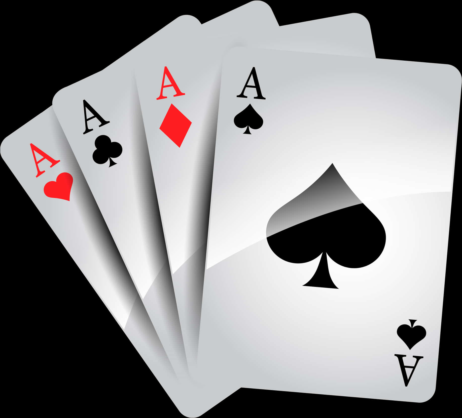 Four Aces Playing Cards