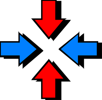 Four Directional Arrows Graphic