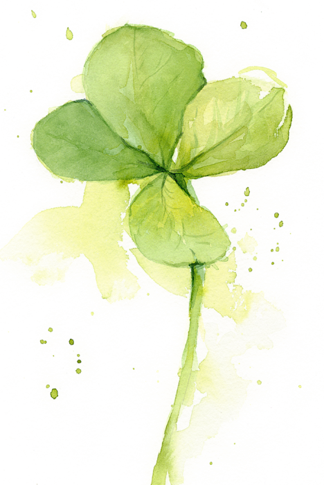 Four Leaf Clover Artistic Representation