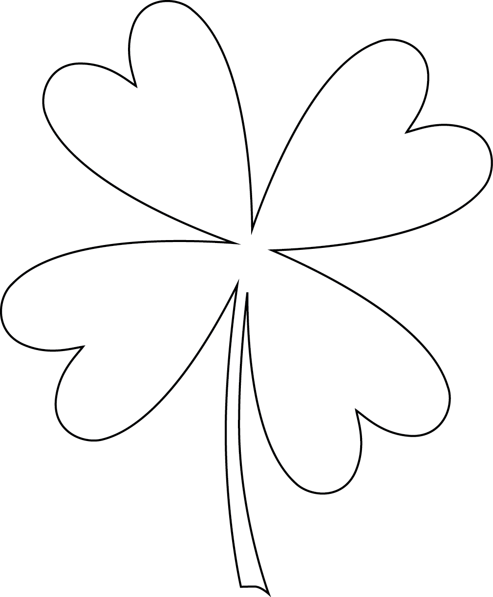 Four Leaf Clover Graphic