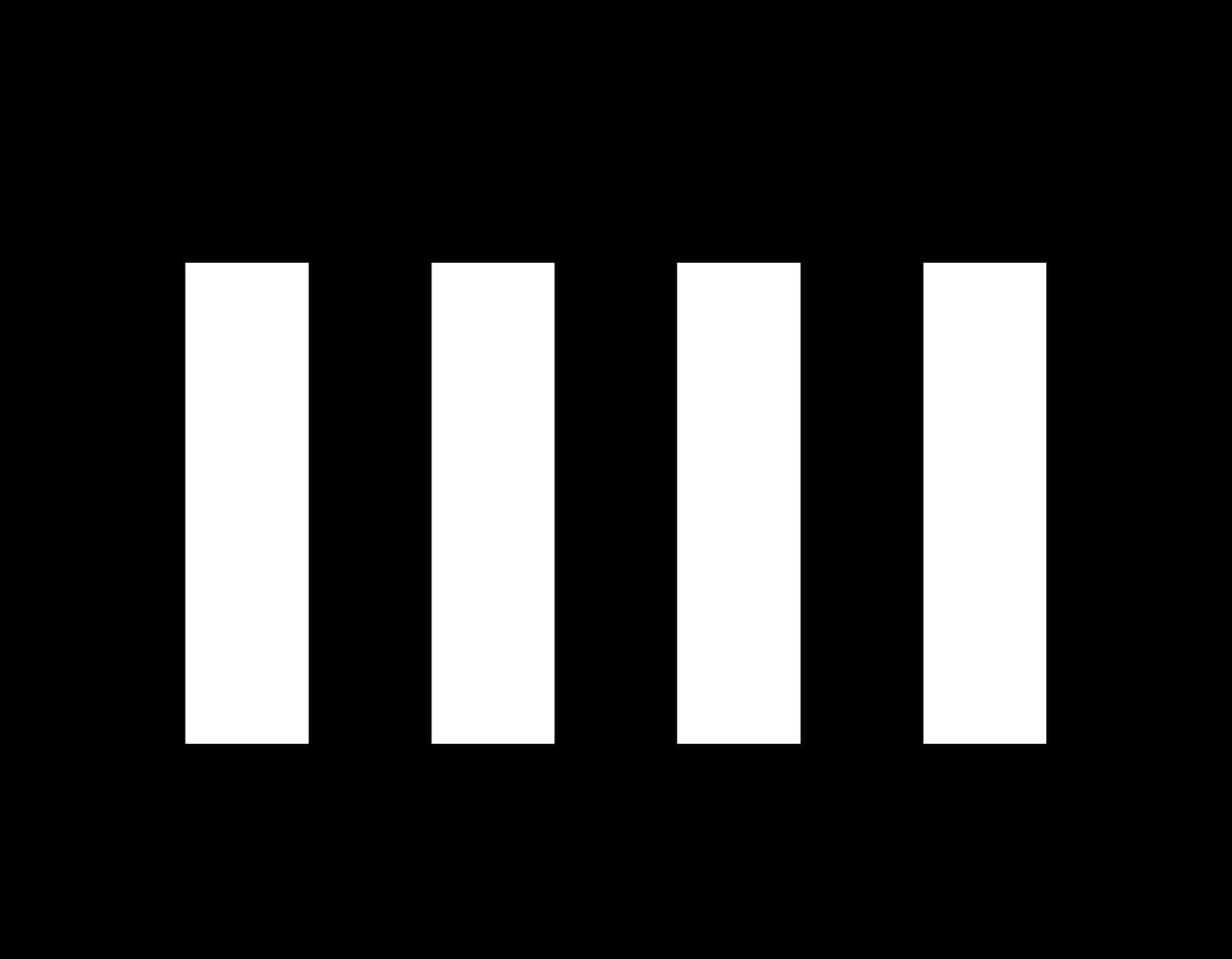 Four Vertical Bars Black Background