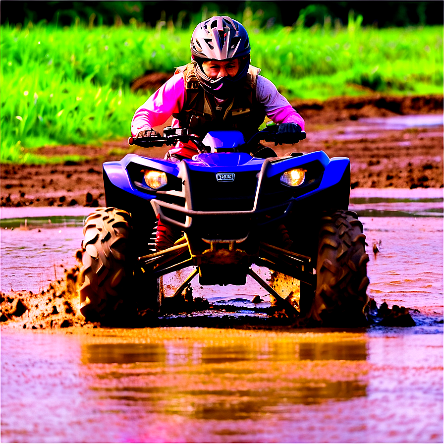 Four Wheeler Mud Challenge Png Gkn