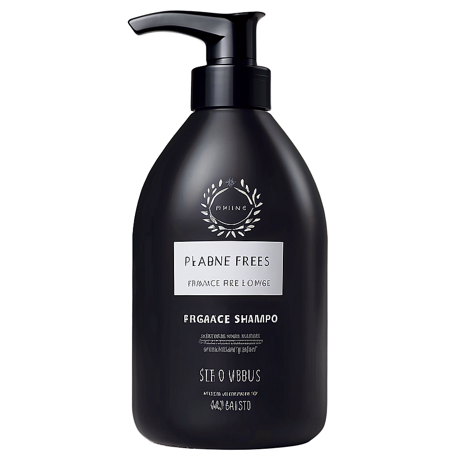 Fragrance-free Shampoo Bottle Png 06132024