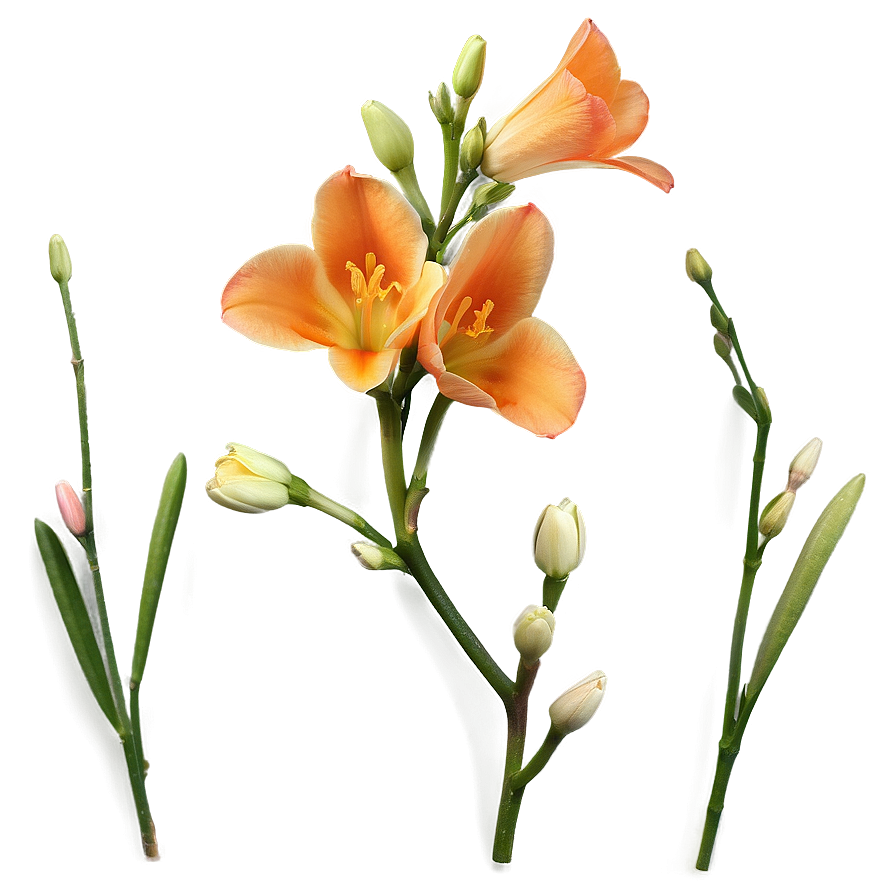 Fragrant Orange Freesia Png 87