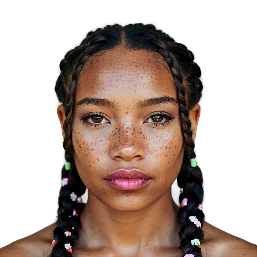 Freckles And Braids Png 06122024