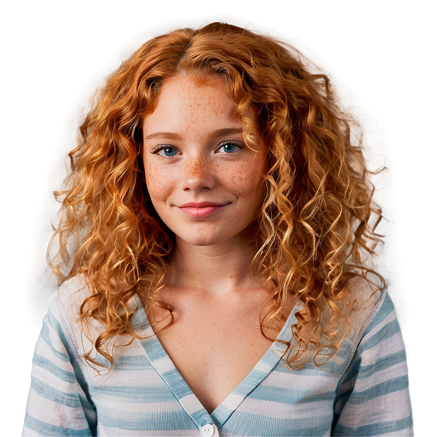 Freckles And Curly Hair Png Gid57