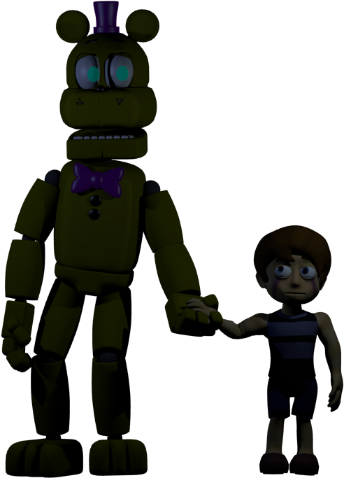 Fredbearand Child3 D Render