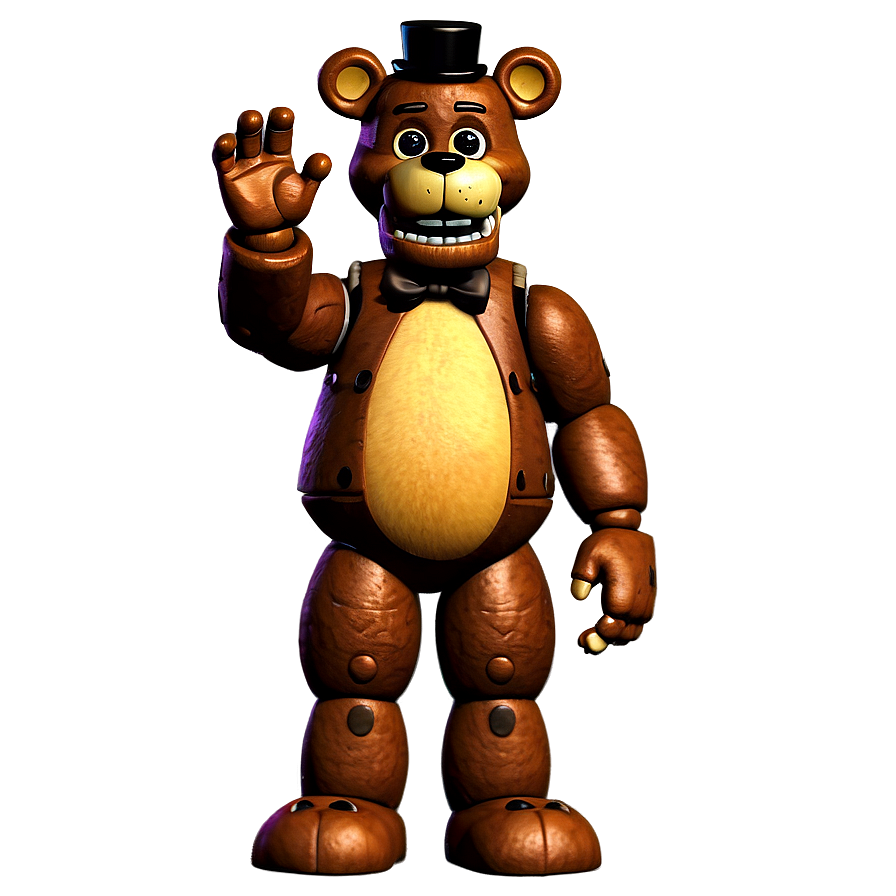 Freddy Fazbear Animated Series Style Png 05252024