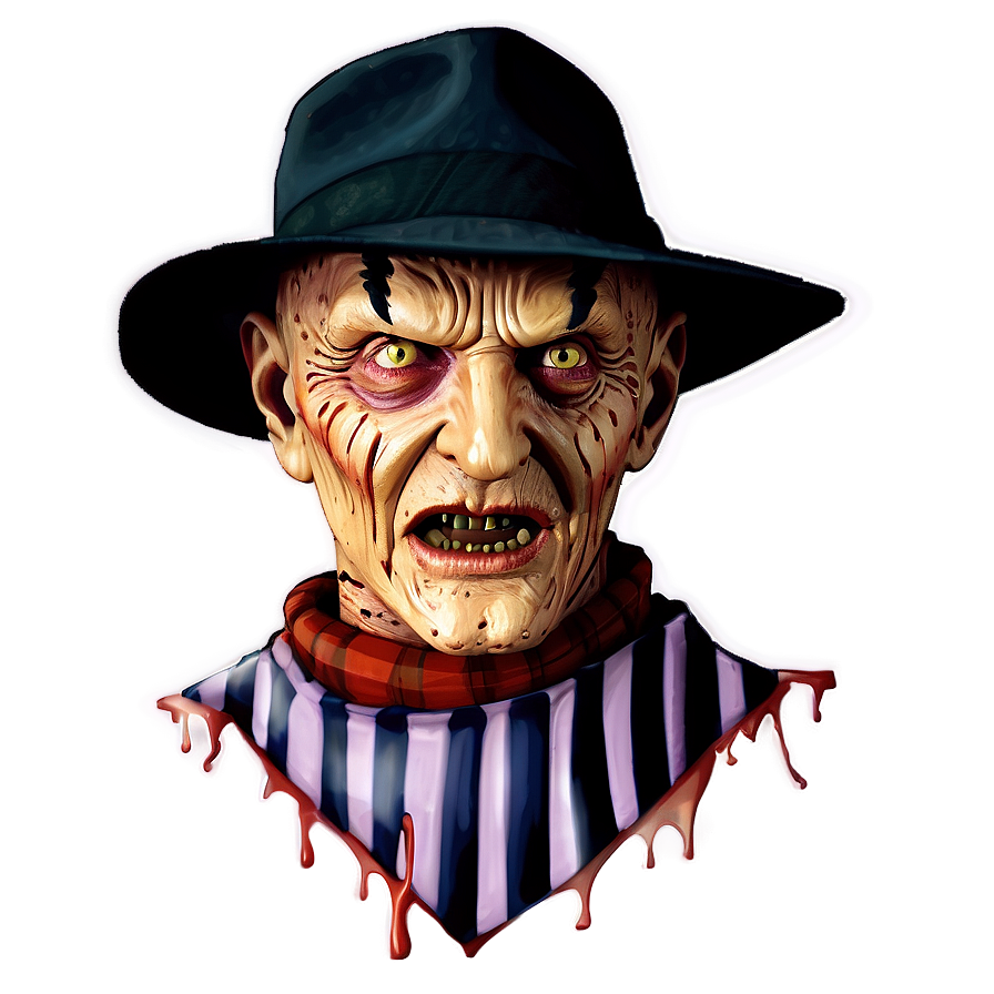 Freddy Krueger Close-up Png Rpl