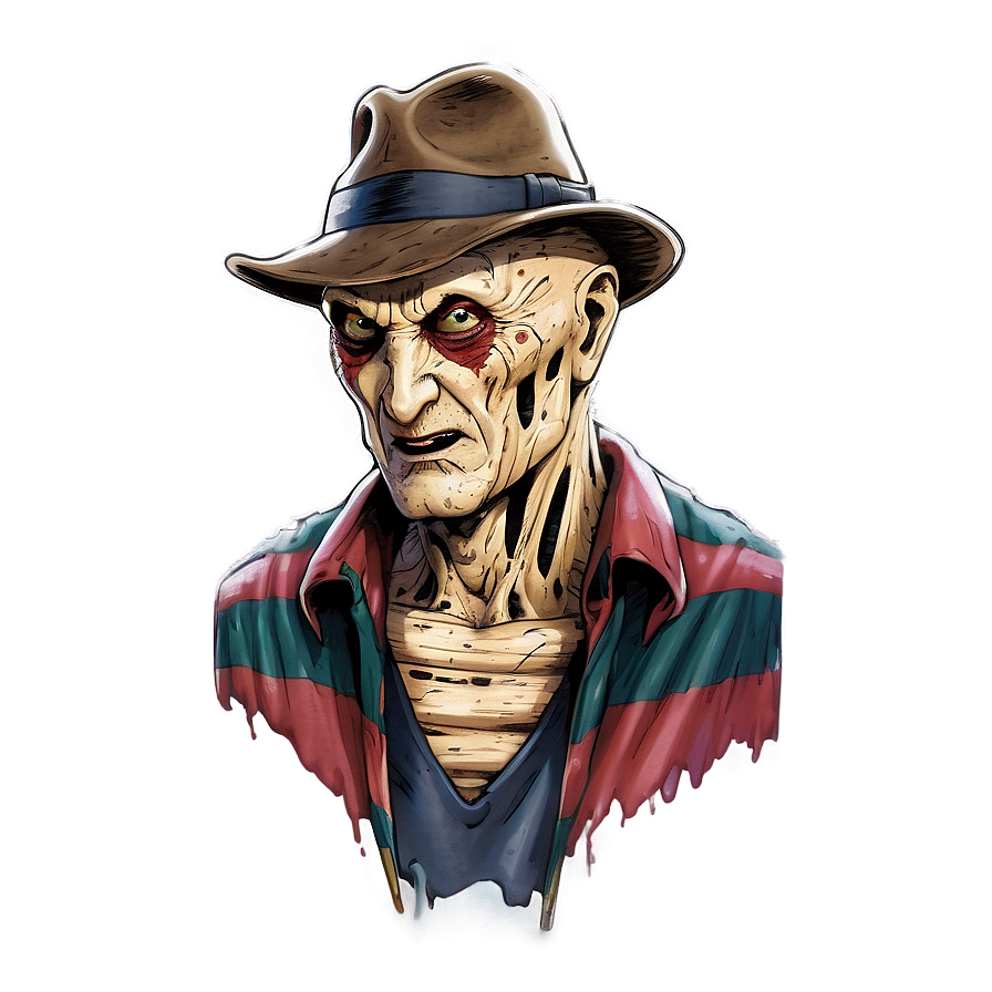 Freddy Krueger Sketch Png Toq81